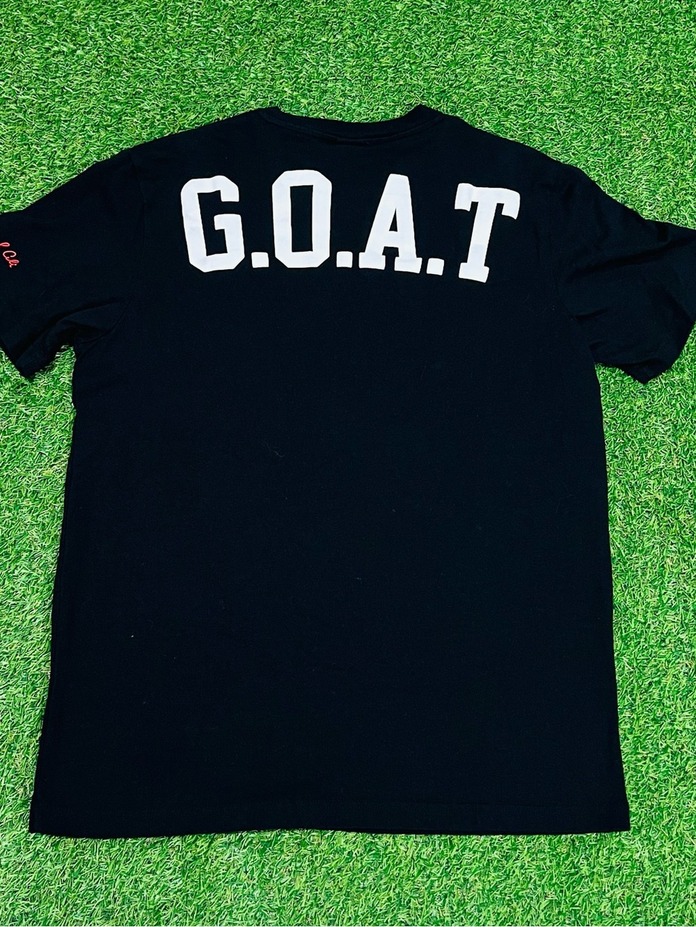 Muhammad Ali Black Graphic T-Shirt G.O.A.T. - Fits Like Men's Large💎 - Picture 2 of 6